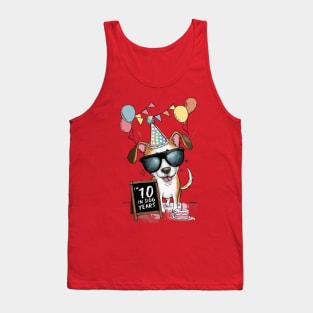 I'm 10 in Dog Years Tank Top